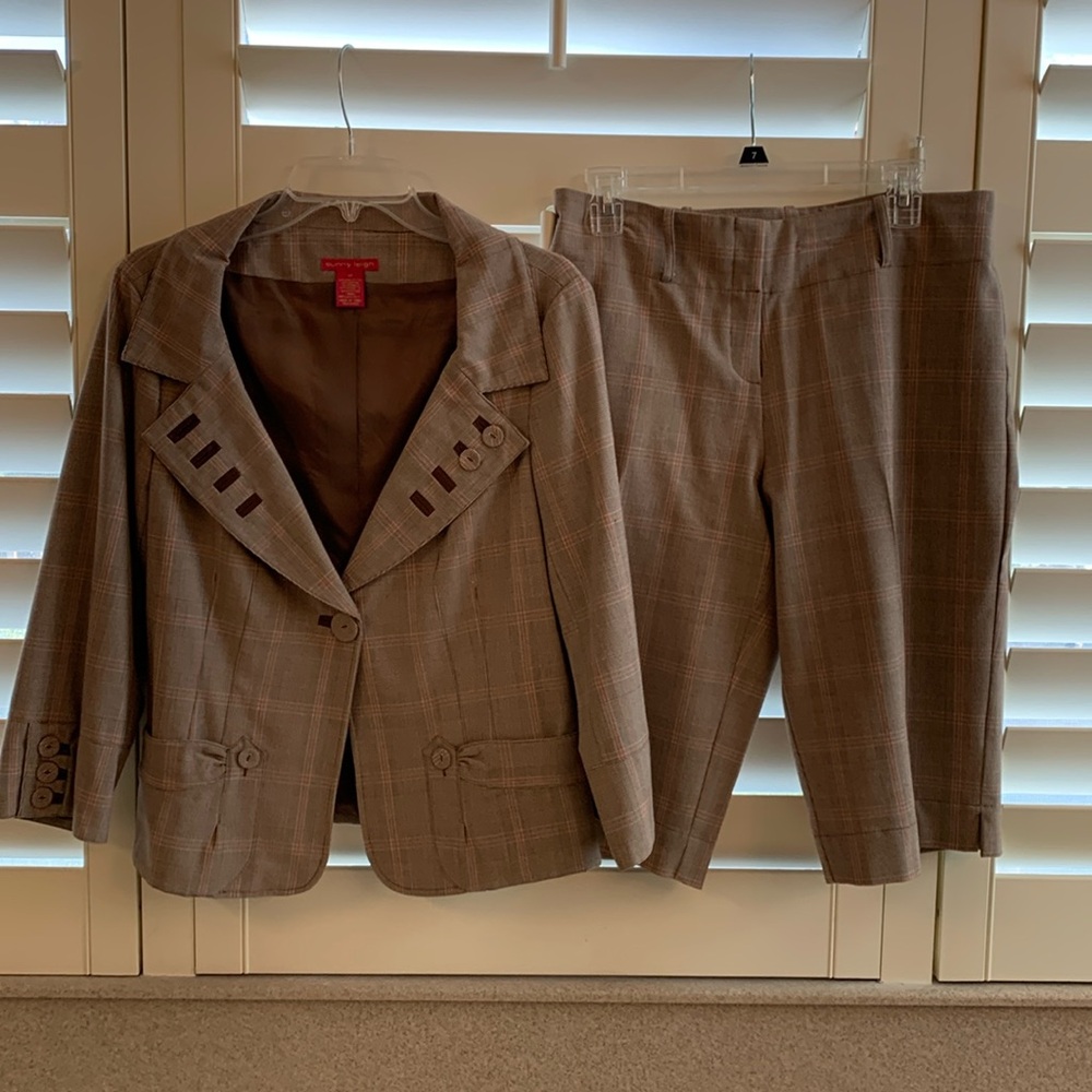 Two piece walking shorts and matching jacket